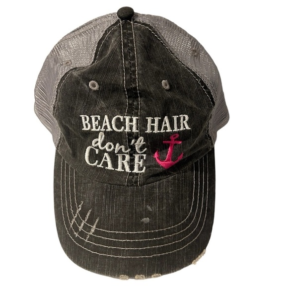 {Mega Cap} Women’s Distressed Baseball Hat - Picture 1 of 3